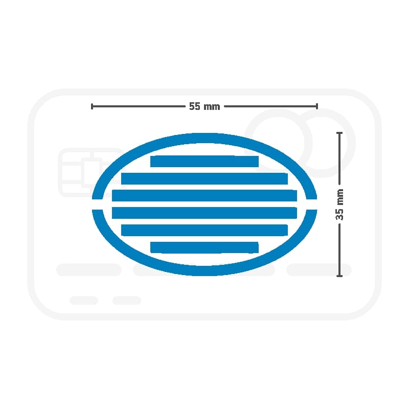 Colop Printer Oval 55 - 55x35 mm